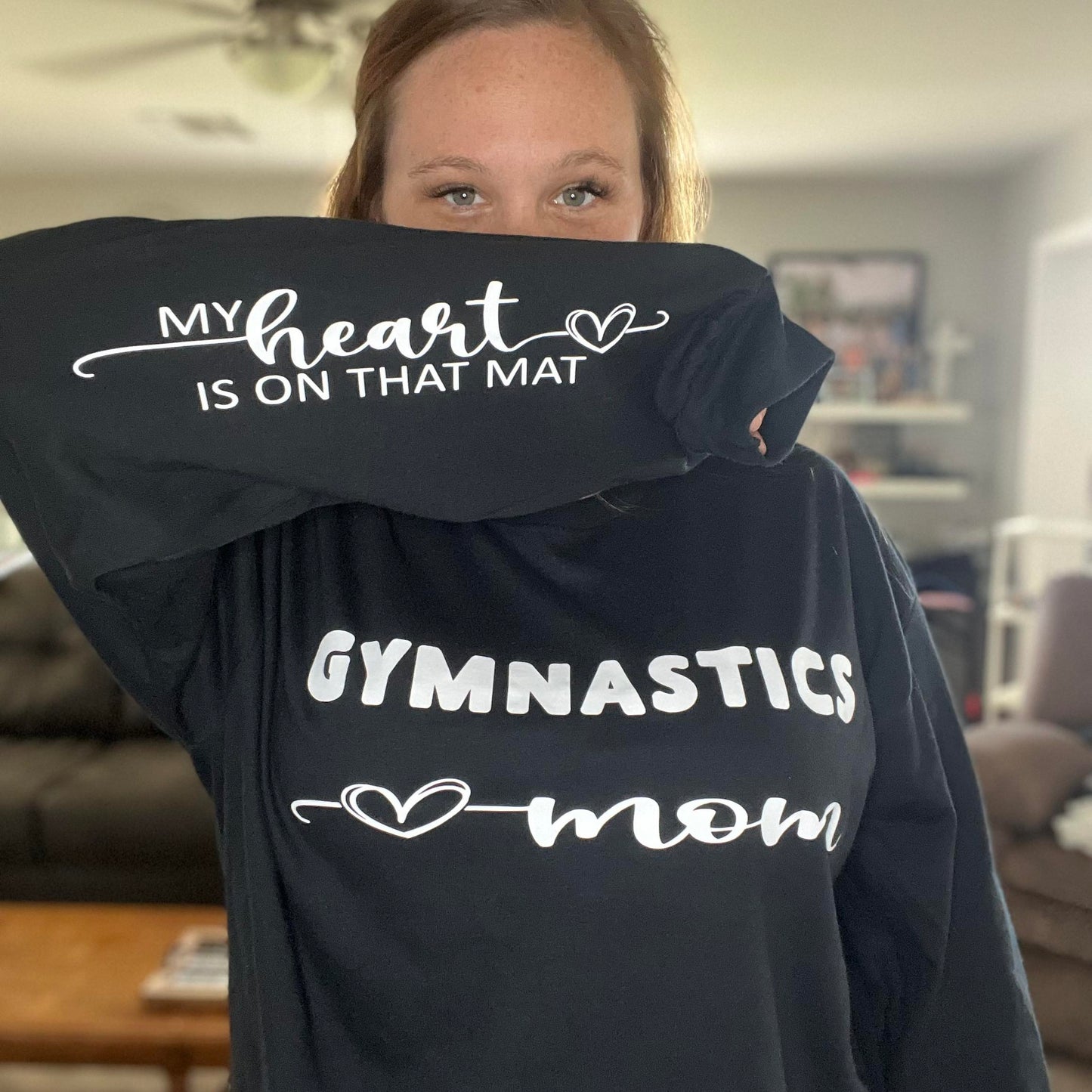 Long Sleeve Gymnastics Mom Shirt