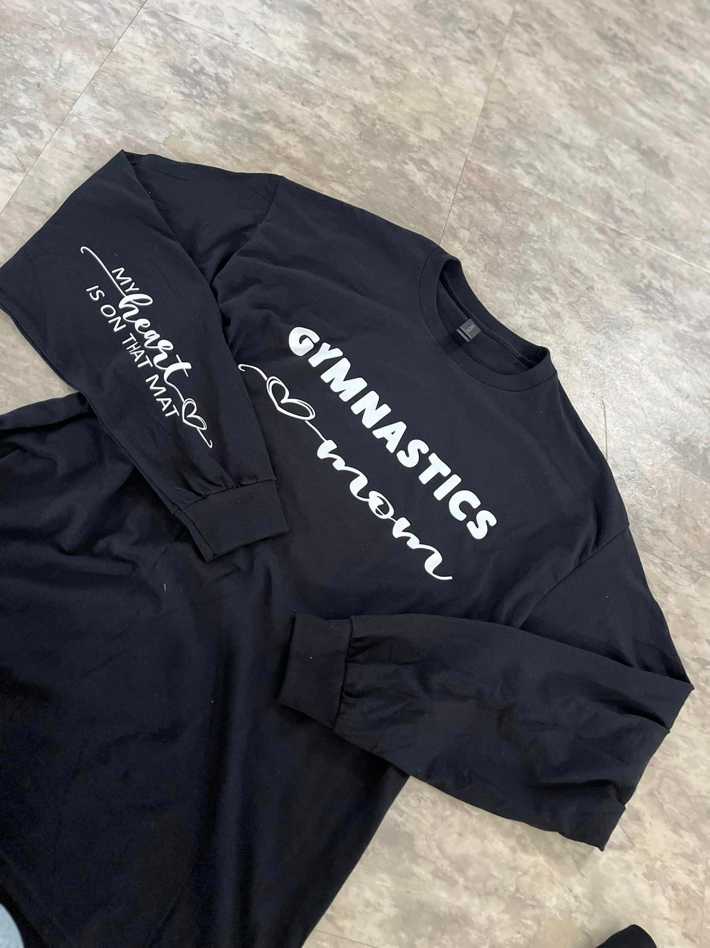 Long Sleeve Gymnastics Mom Shirt